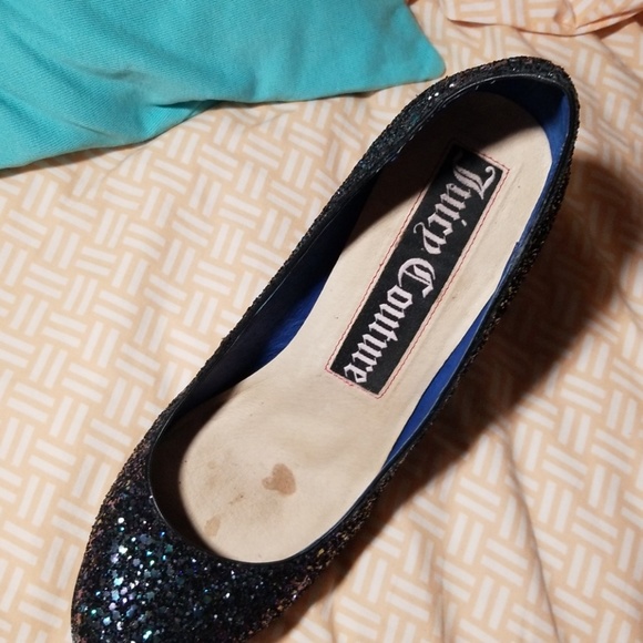 JUICY COUTURE LOVE Delight Spectator Glitter Pump, Sz 8.5, used like new - Picture 7 of 8